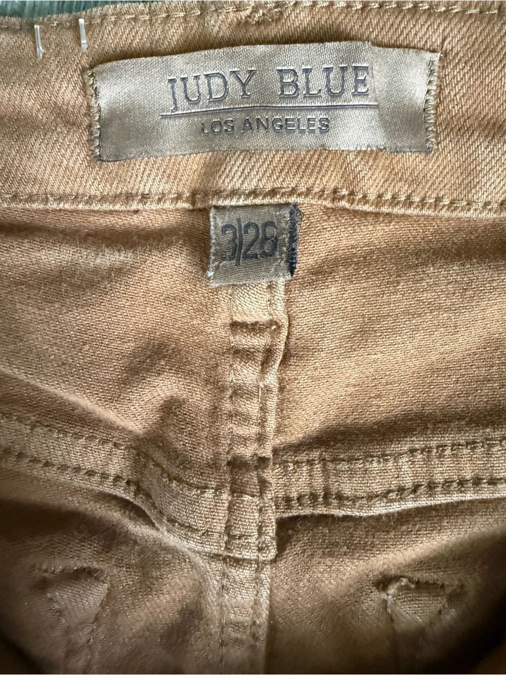 Judy Blue Wide Leg Cropped Jeans - Brown - Picture 3 of 4